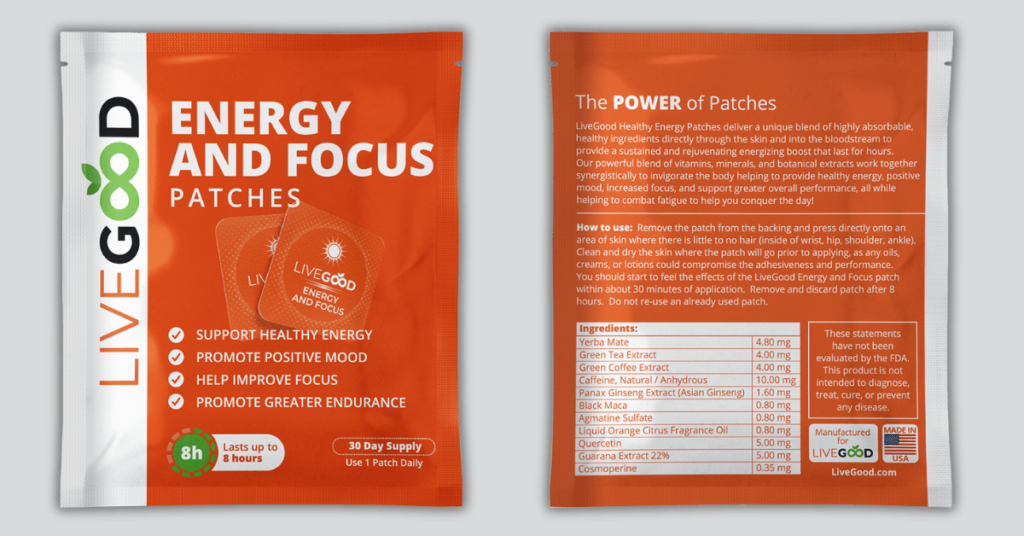 The power of Livegood energy and focus patches